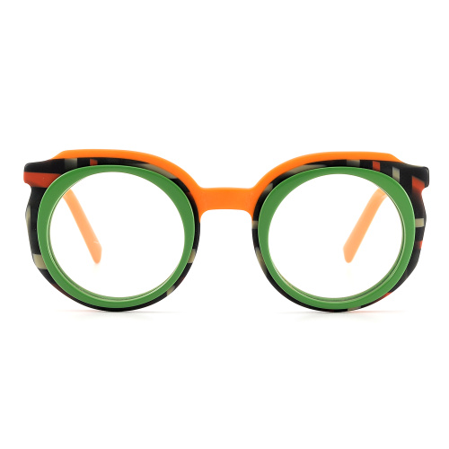 Round Lamination Acetate Glasses Frames