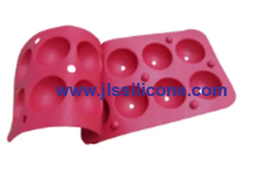 8 Cavity Cake And Candy Bakeware Pan Silicone Baking Molds 