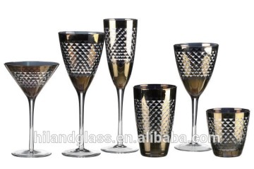 Promotional wholesale electropplating tumbler glass