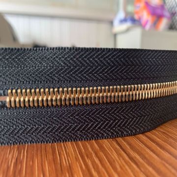 Heavy duty  brass separating zippers for luggage