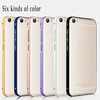 Wholesale cell phone case cover for oppo r9 plus,metal bumper clear tpu 2 in 1 shockproof phone cover for oppo