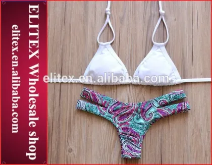 2017 online wholesale slim straps sexy print swimsuit women CK197