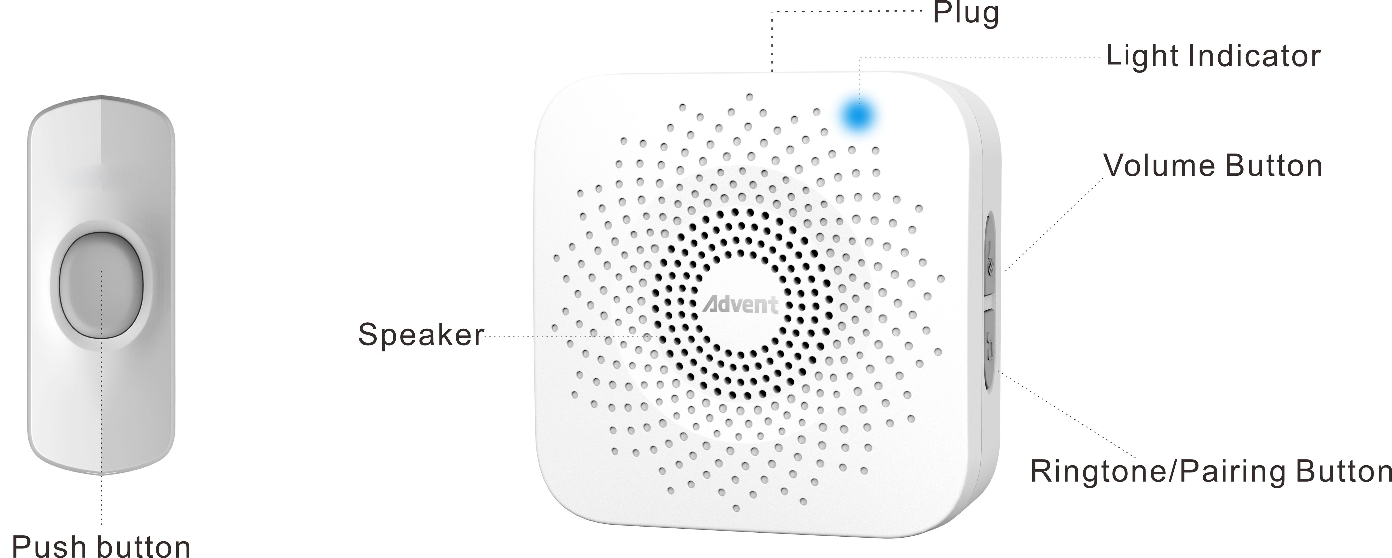 X-W1901,wireless doorbell