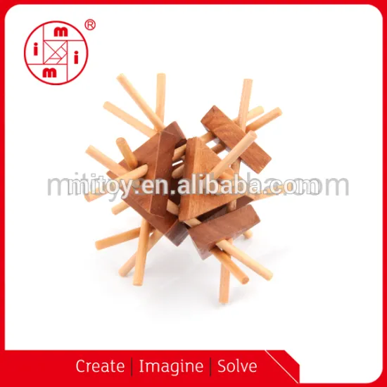 factory production ICTI certification lock iq games 3d puzzle wood