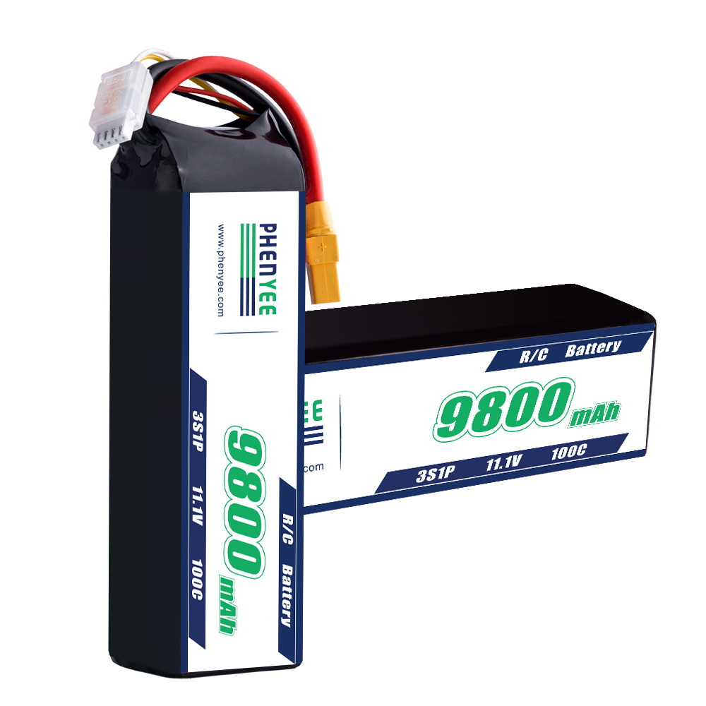 Li-Polimer Battrey RC Araba 9800mAh 100c 3s için