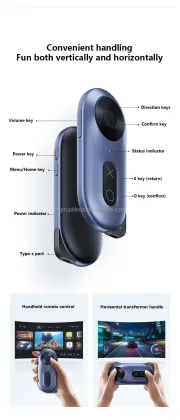 Rokid Max AR 3D Smart Glasses with Rokid Station and Accessories