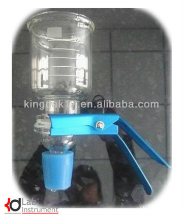 glass filter holder/laboratory glass holder/laboratory apparatus in glass