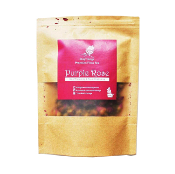 Biodegradable Recycled Custom Stand Up Pouches with Translucent Window for Dry Food Packaging
