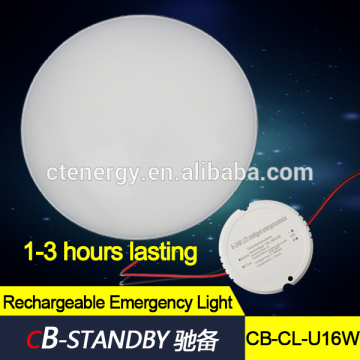 Rechargeable ceiling led lamp emergency led lighting 12W/16W/24W