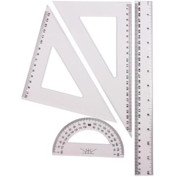 Promozione 30 cm 4 pc set di sovrani della scuola geometrica