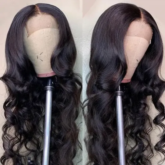 Glueless 100% Human Hair Full Lace Wigs and 360 Lace Frontals for Black Women: HD Transparent Lace Front Wigs