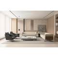 Modern Style Commercial Home Office Steel Foot Sofa Set for Company Reception Waiting Area