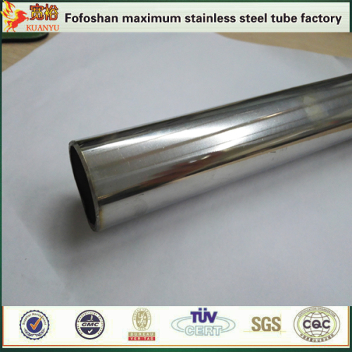 Manufacturer in china 409l 430 stainless steel tubes with mirror finish