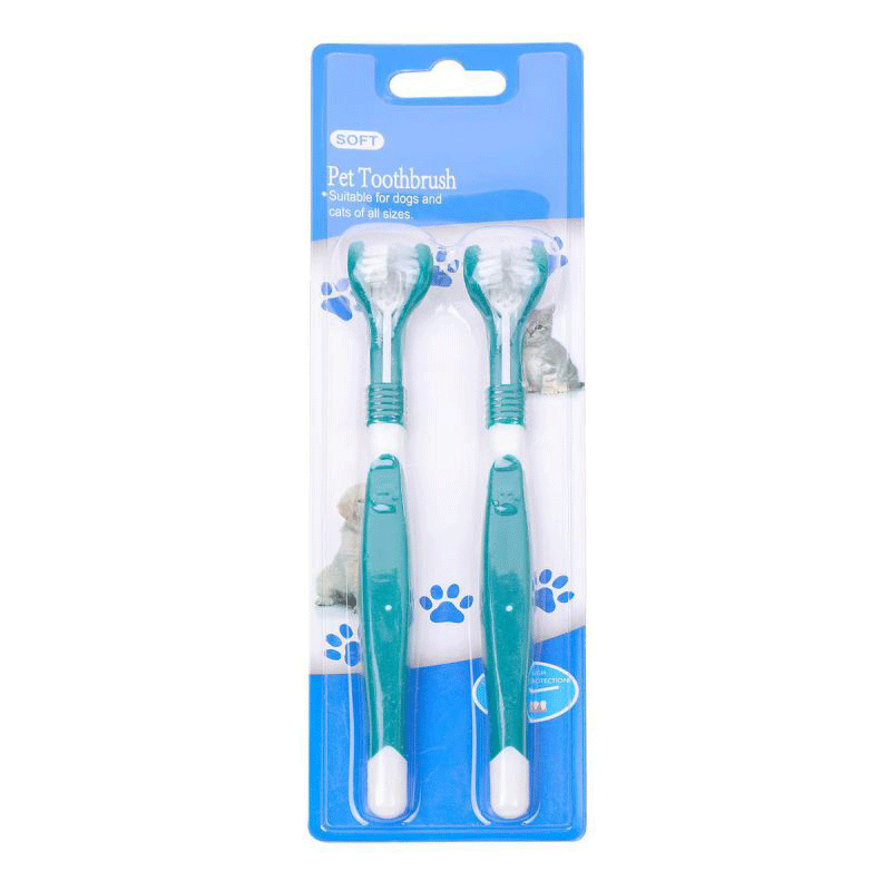 পোষা-বান্ধব ট্রিপল-ব্রিস্টল টুথব্রাশ ডিজাইন
