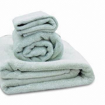 Bamboo Fiber Cleaning Cloth Towels, Weigh 300 to 600g/m³