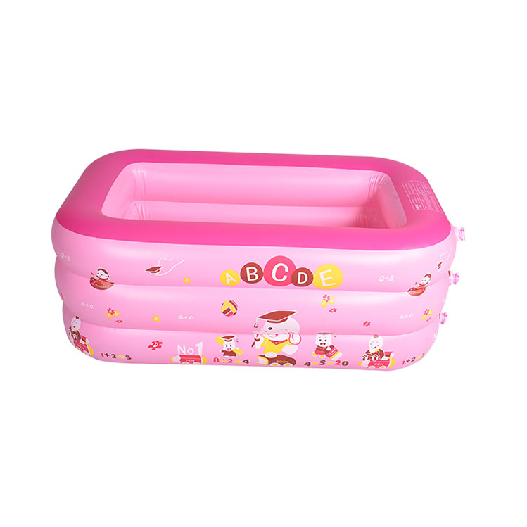 Inflatable Baby Swimming Pool Pink Inflatable Kiddie Pool