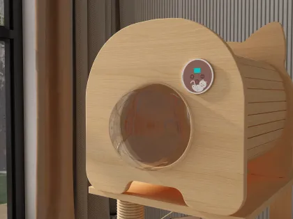 Tiger-Head Shaped Cat Nest