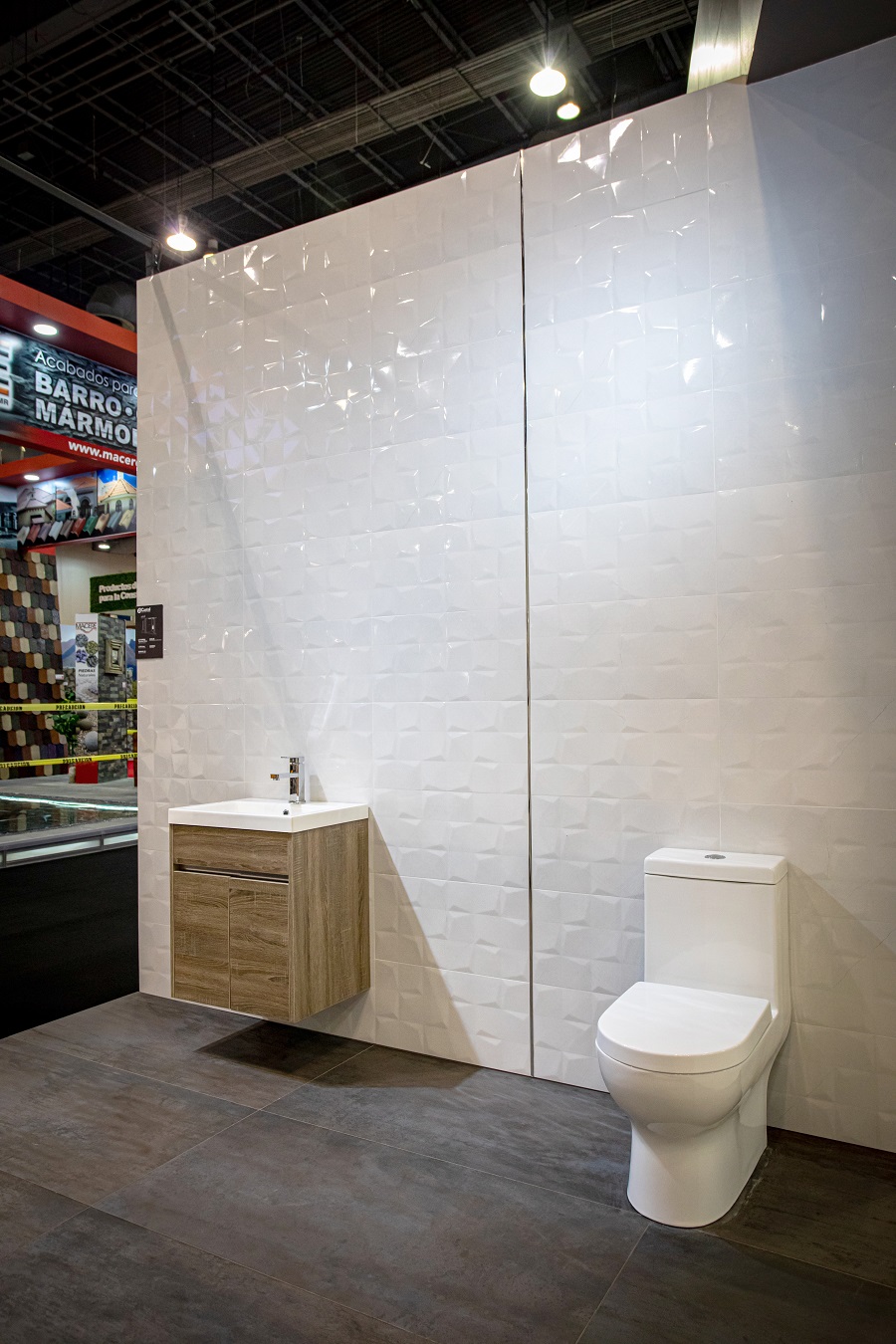 방수 나무 마감 파티클 보드 욕실 캐비닛, 고품질 방수 나무 마감 파티클 보드 욕실 캐비닛