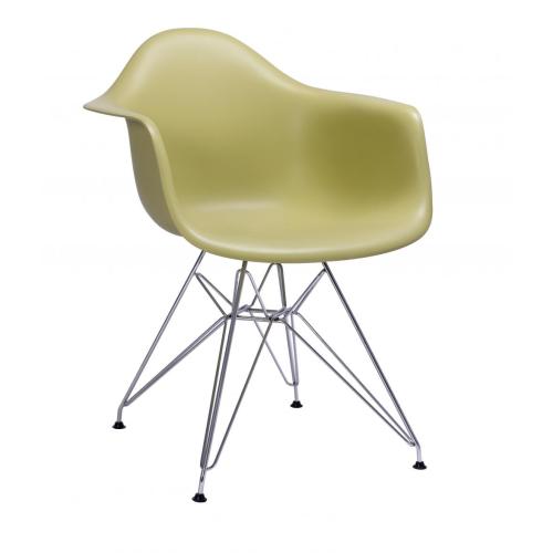 Réplica de silla de comedor de plástico Eames DAR