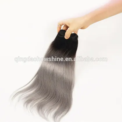 hot fashion peruvian hair sew in human hair beauty ombre hair extension