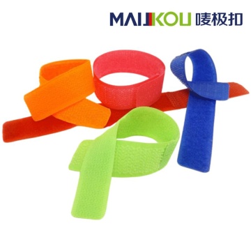 Vibrant Colorful Velcro Cable Ties for Organization