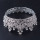 Silver Plated Rhinestone Round Pageant Crown Party
