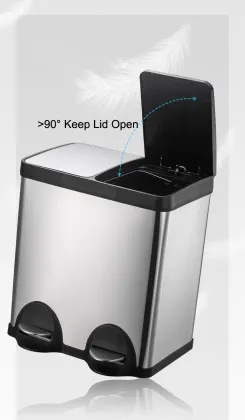 classified trash can classified dustbin