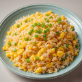 Arroz frito de ovo congelado