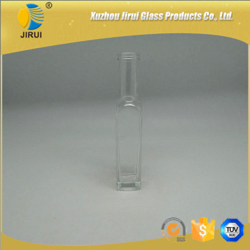 130ml Attractive Clear Glass Floral Water Bottle
