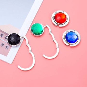 Custom Wholesale Portable Table Top Purse Hook Bag Hanger with Logo