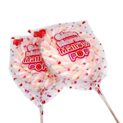 Giant marshmallow lollipop Poofy Marshmallow pop mallowpop