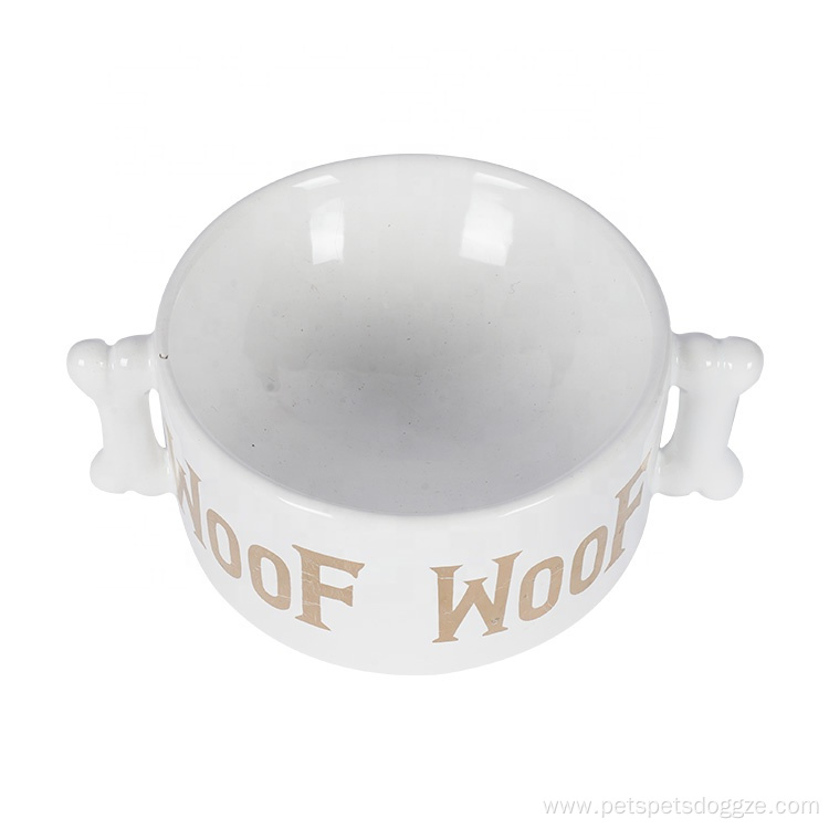 Hot Sale Lovely Ceramic Dog Bowl for Dogs