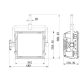 warm weiß und kühle weiße zwei Farb -LED -Studio Weiche Panel Licht