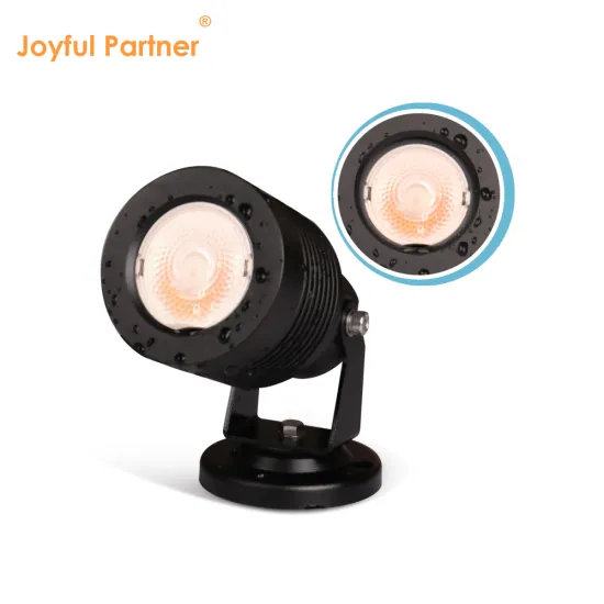 Adjustable Beam Angle IP65 IP66 Square LED Garden Spot Light 6W COB