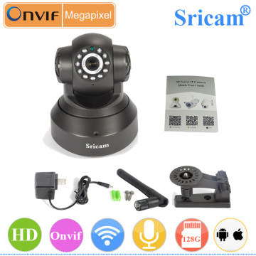 Sricam wifi clcok camera ip wireless IR-cut pinhole wifi p2p sd card Wifi camera