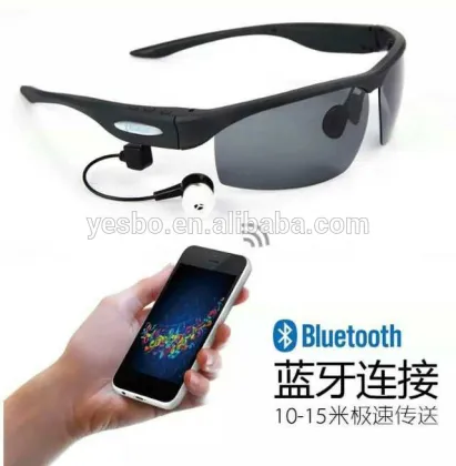 2015 stylish sunglasses bluetooth safety glasses smart glass