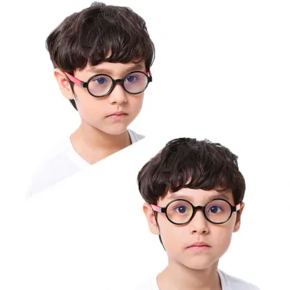 Silicone TR90 Kids Tech Protect Anti-Blue Light Blocking Gaming Glasses