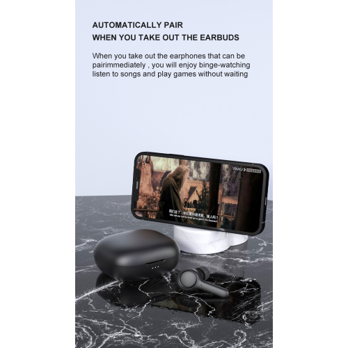 Auriculares Bluetooth inalámbricos V5.0 con estuche de carga