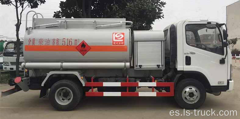 Camión de reabastecimiento de combustible de aviones 4X2 5m3 / camiones dispensadores de combustible para la venta