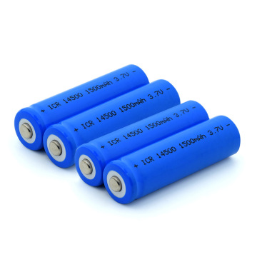 High Performance Rechargeable ICR 14500 1000mAh 3.7V Lithium Ion Battery for Torches & Flashlights