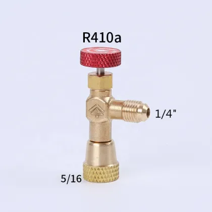 Fluorine Liquid Safety Valve R410 R22 Refrigerant Adapter