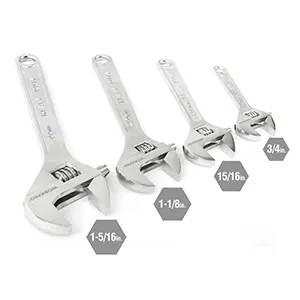 6" to 12" Portable Multifunctional Adjustable Wrenches - Bulk Quantity Custom Spanner Wrenches