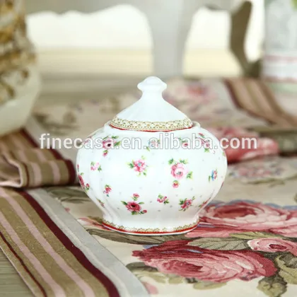 2016 New product 17 Pieces Bone China Ceramic Tea Set