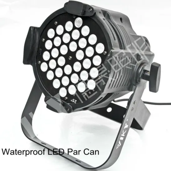 DMX outdoor dimmable RGB waterproof led par can light 60W