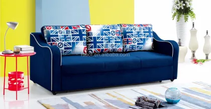 Designer Wrought Iron Sofa Bed for Living Room - Flat Pack LS8112