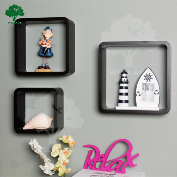 Adore Wooden cube shelf wall decor J