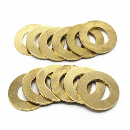 Black flat washer fasteners gasket