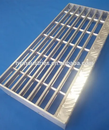 Aluminum 6063-T6 Non-slip Stair Treads