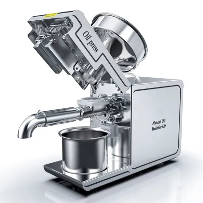 Intelligent Fully Automatic Household Oil Press: Multifunctional Hot and Cold Small Oil Press