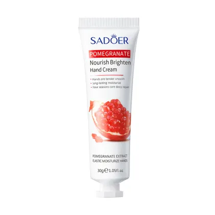 Pomegranate Hand Cream - Moisturizing, Refreshing, 30g Whitening
